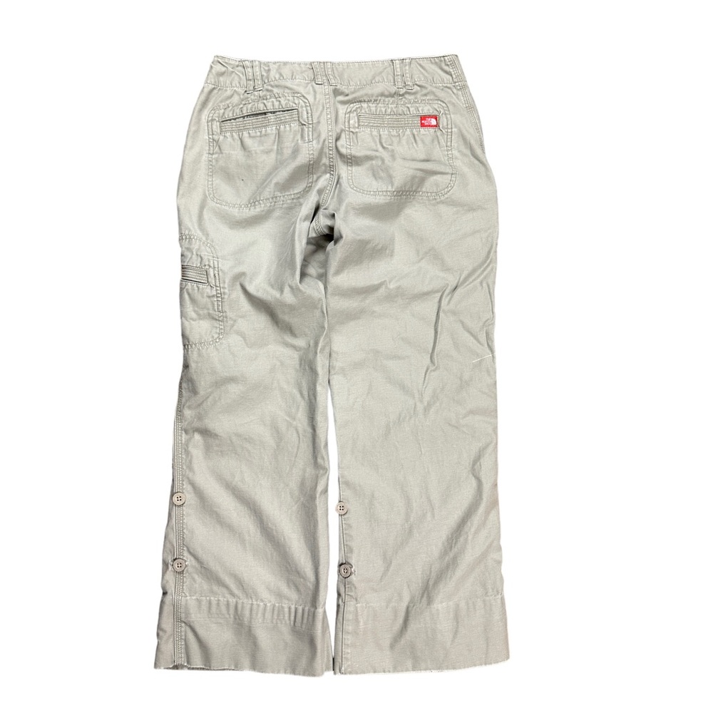 Women’s Y2K The North Face Cargo Tan Hiking Sport Pants Size 6 - Picture 2 of 8